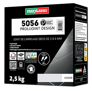 Joint carrelage déco 5056 ELIT - 2,5kg cendre - 2 à 6mm